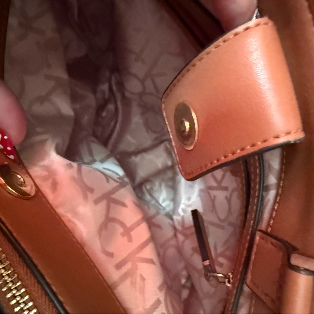 Calvin Klein Beige and Brown Satchel Set - Picture 7 of 7